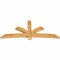 Ekena Millwork Davenport Rough Sawn Timber Gable Bracket, Western Red Cedar, 96"W x 40"H x 4"D x 6"F, 10/12 Pitch GBW096X40X0406DAV00RWR - alternate 5
